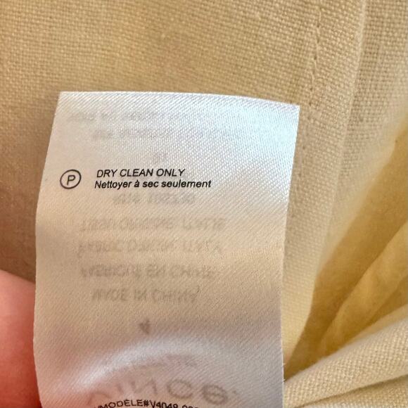 Vince Three Button Down Linen Silk Blend Single Breasted Blazer 4 NWT - Picture 8 of 12